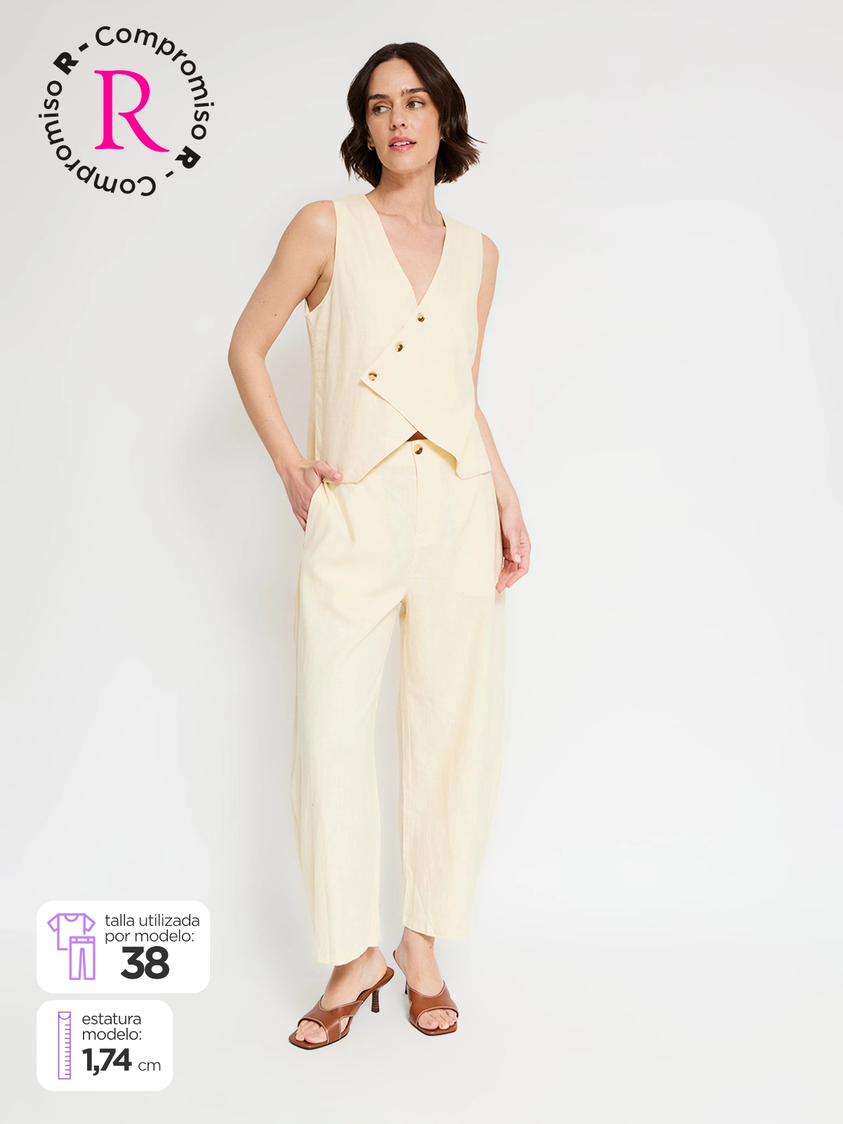 PANTALÓN REGULAR MUJER MARQUIS - 1