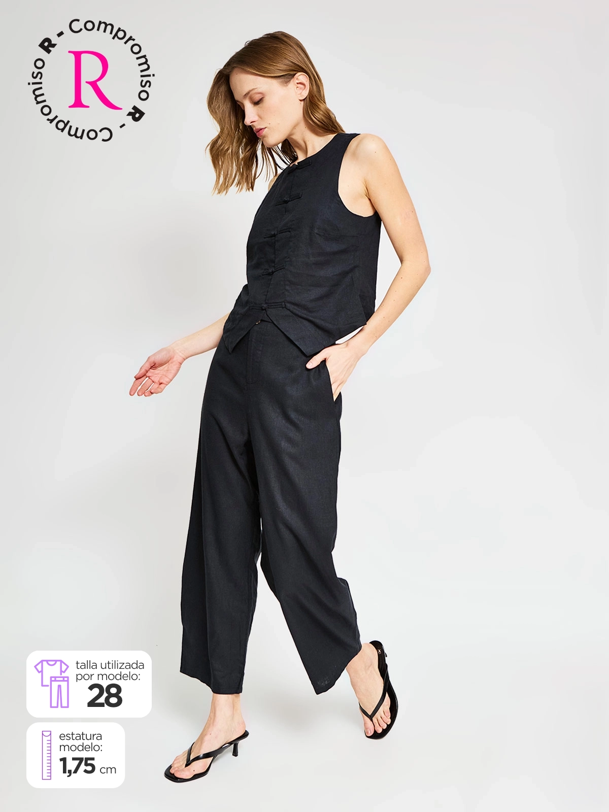 PANTALÓN REGULAR MUJER MARQUIS - 1