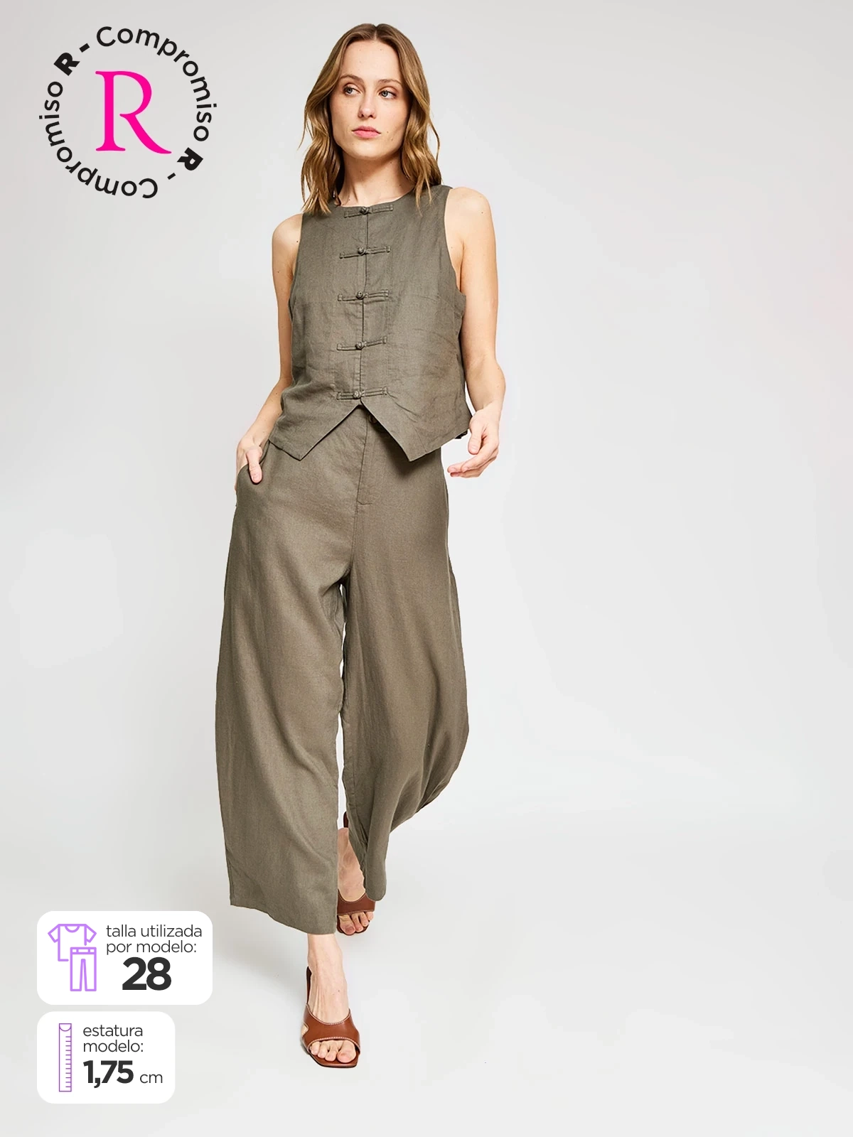 PANTALÓN REGULAR MUJER MARQUIS - 1