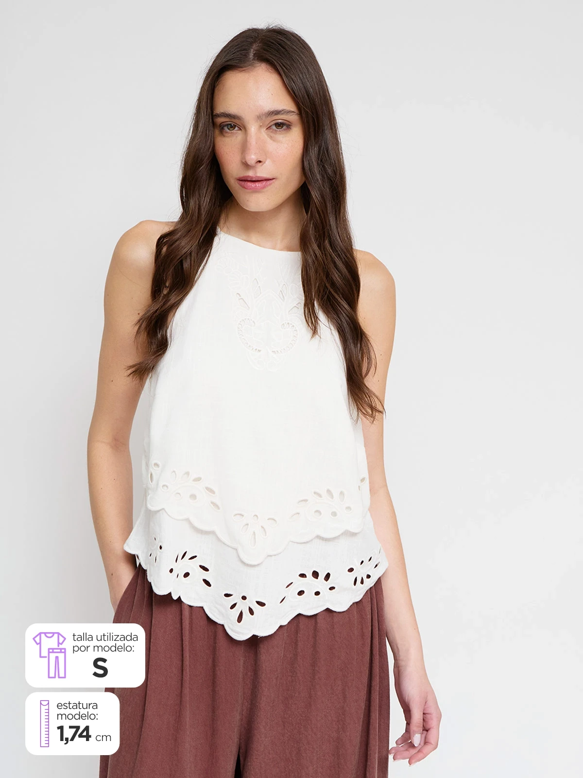 BLUSA SIN MANGAS MUJER MARQUIS - 1