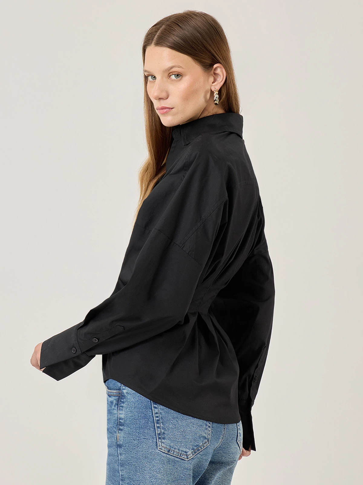 BLUSA MANGA LARGA ALGODÓN MUJER MARQUIS PINZAS - 2