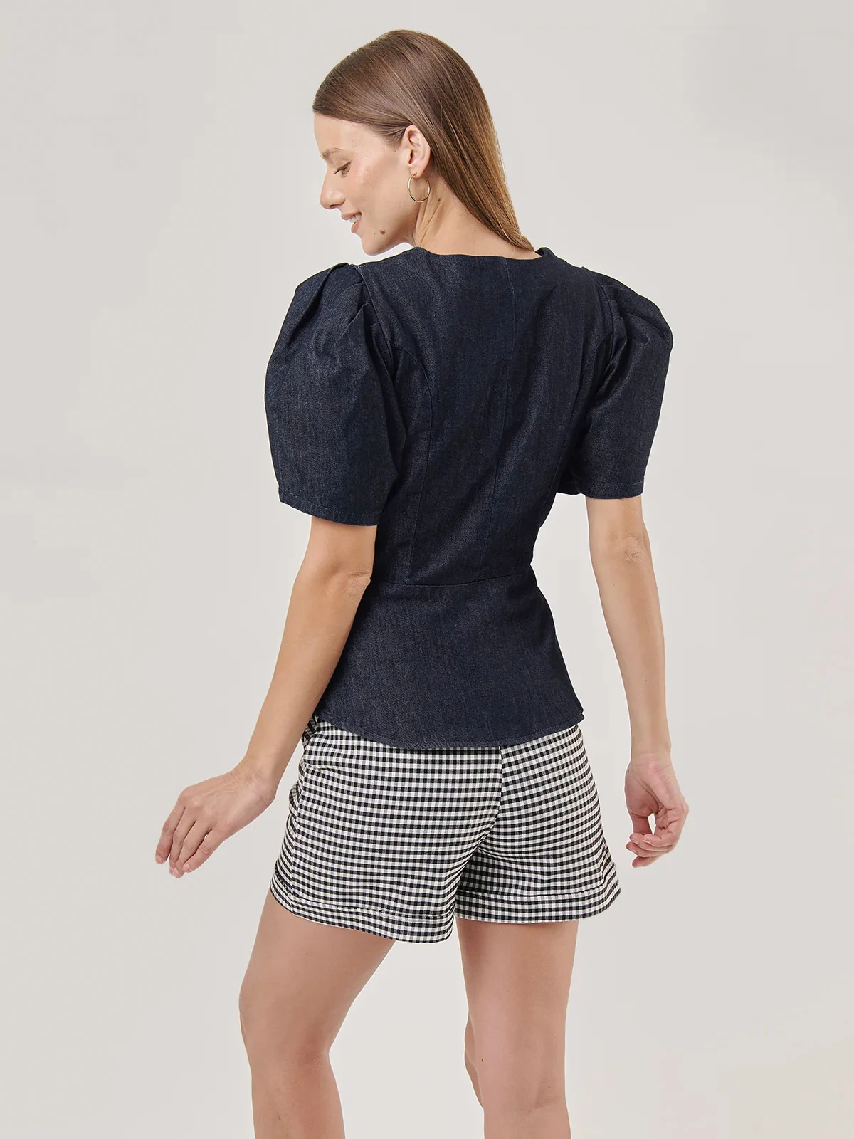 BLUSA MANGA CORTA ALGODÓN MUJER MARQUIS - 3