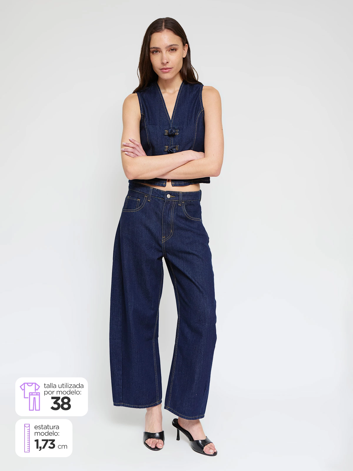 JEANS ALGODÓN REGULAR MUJER MARQUIS - 2