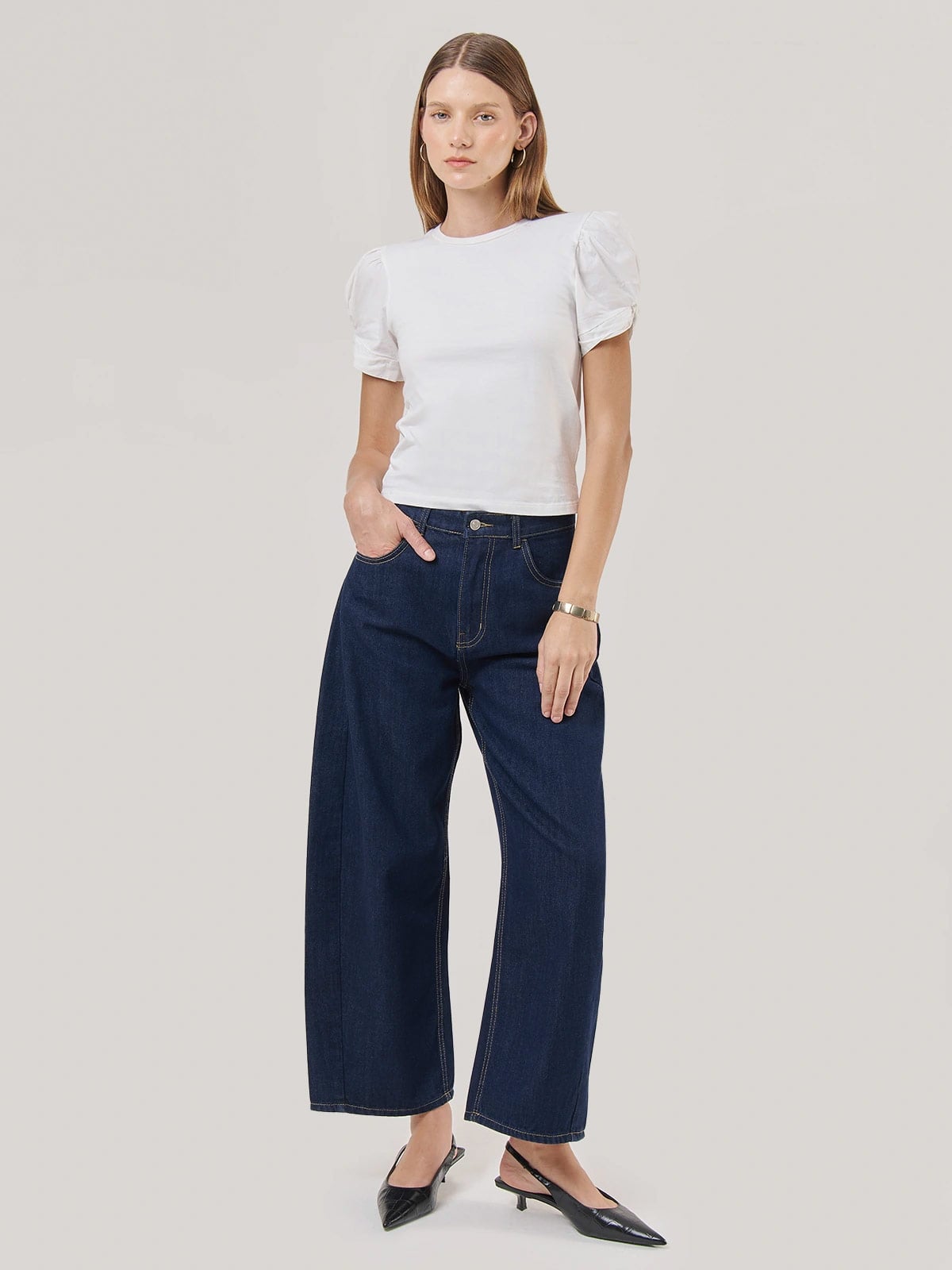 JEANS ALGODÓN REGULAR MUJER MARQUIS - 1