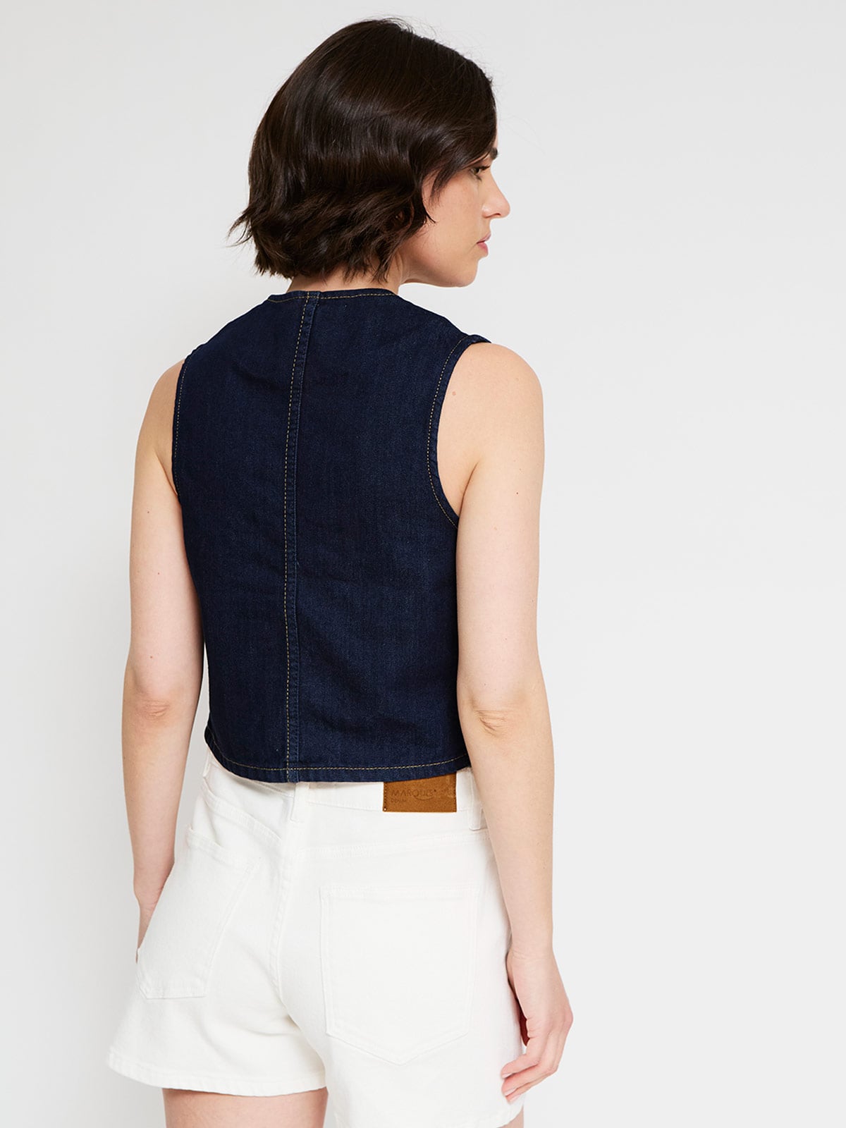 BLUSA SIN MANGAS ALGODÓN MUJER MARQUIS - 2