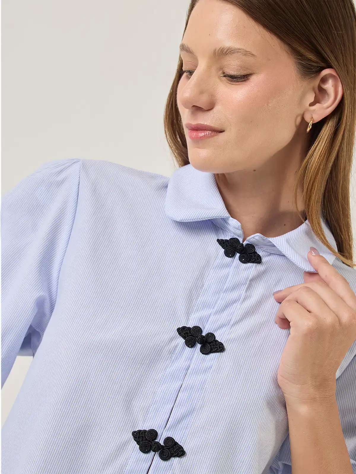 BLUSA MANGA LARGA MUJER MARQUIS ORIENTAL BOMBACHA - 4