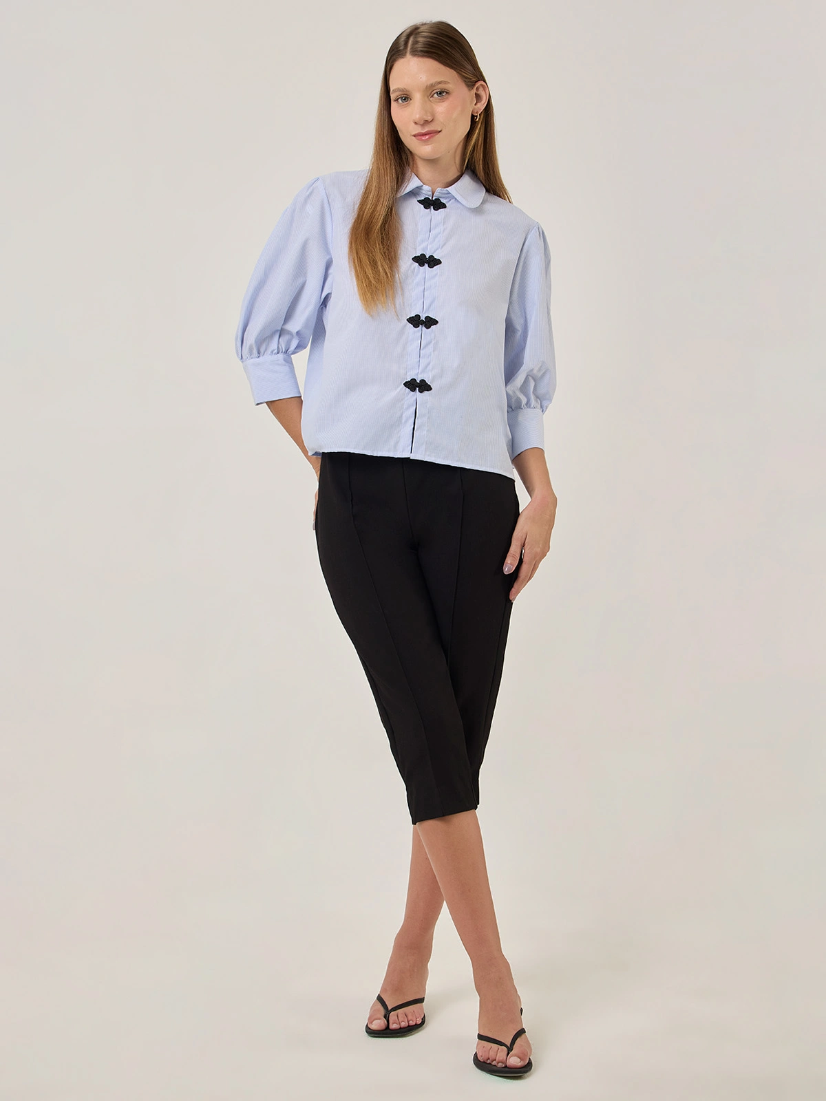 BLUSA MANGA LARGA MUJER MARQUIS ORIENTAL BOMBACHA - 5