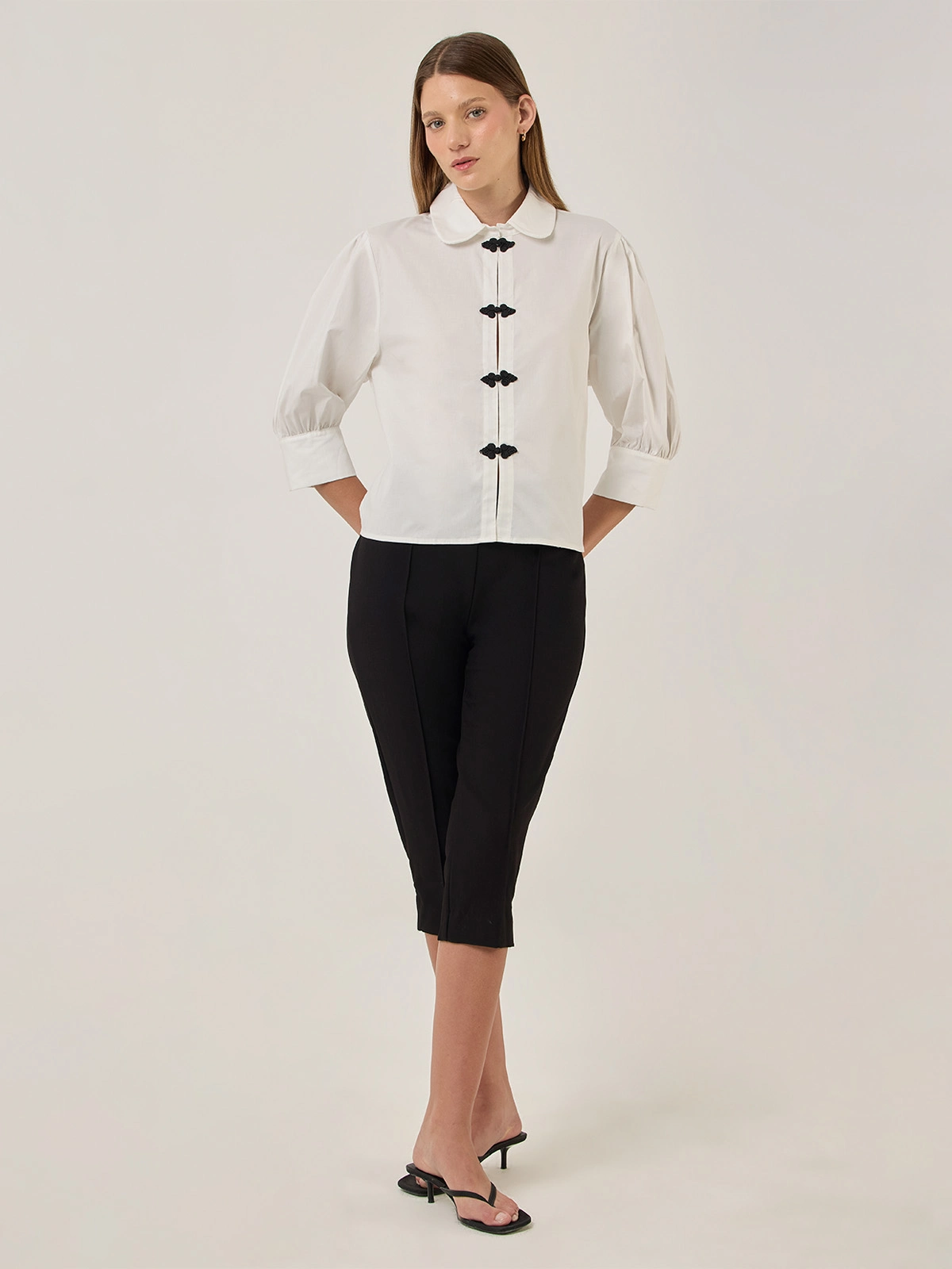 BLUSA MANGA LARGA MUJER MARQUIS ORIENTAL BOMBACHA - 5