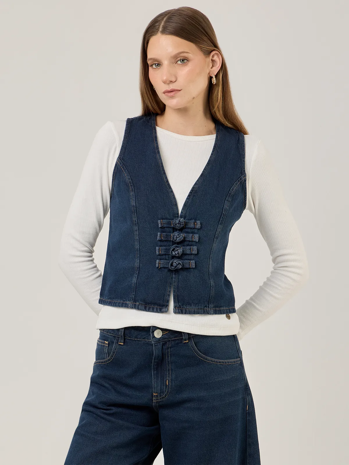 BLUSA SIN MANGAS MUJER MARQUIS ORIENTAL - 1