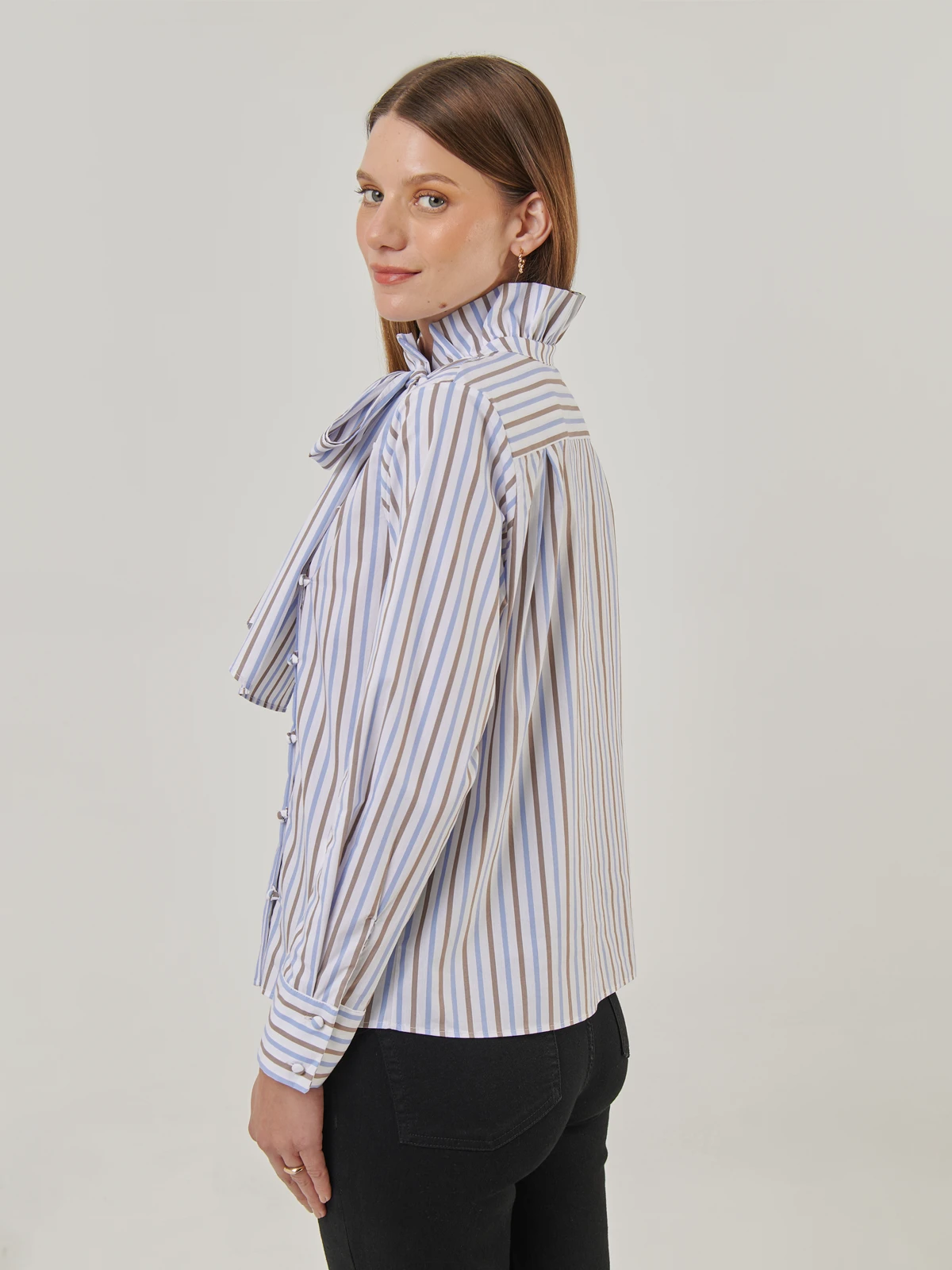 BLUSA MANGA LARGA ALGODÓN MUJER MARQUIS - 2