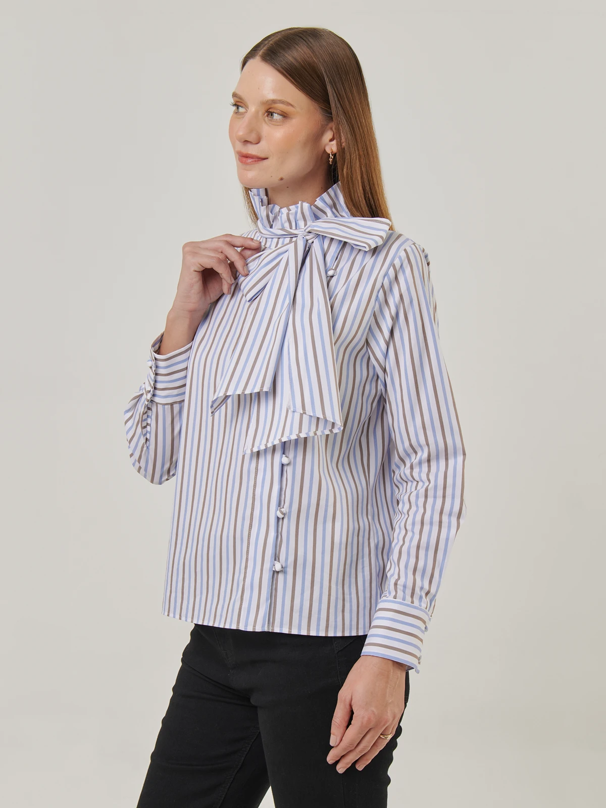 BLUSA MANGA LARGA ALGODÓN MUJER MARQUIS - 3