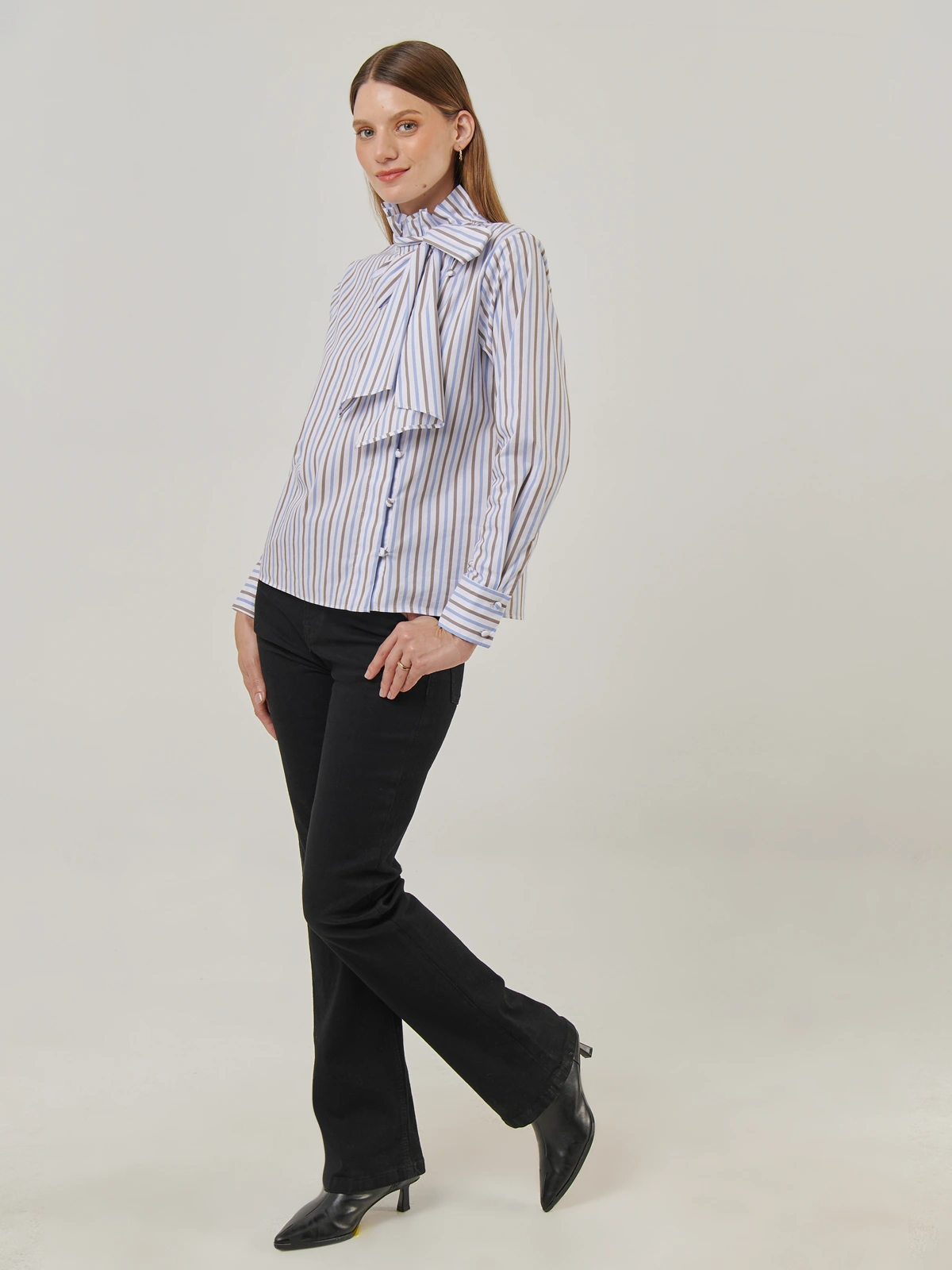 BLUSA MANGA LARGA ALGODÓN MUJER MARQUIS - 5
