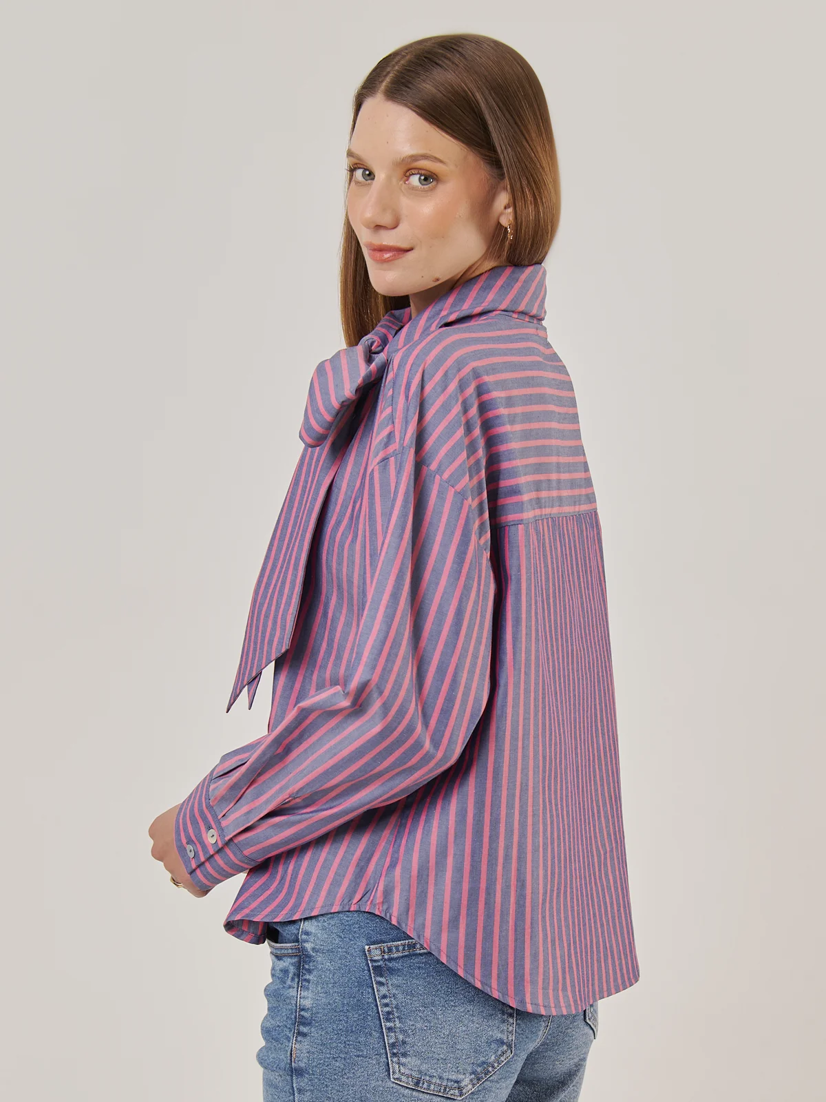 BLUSA MANGA LARGA ALGODÓN MUJER MARQUIS LAZO - 2