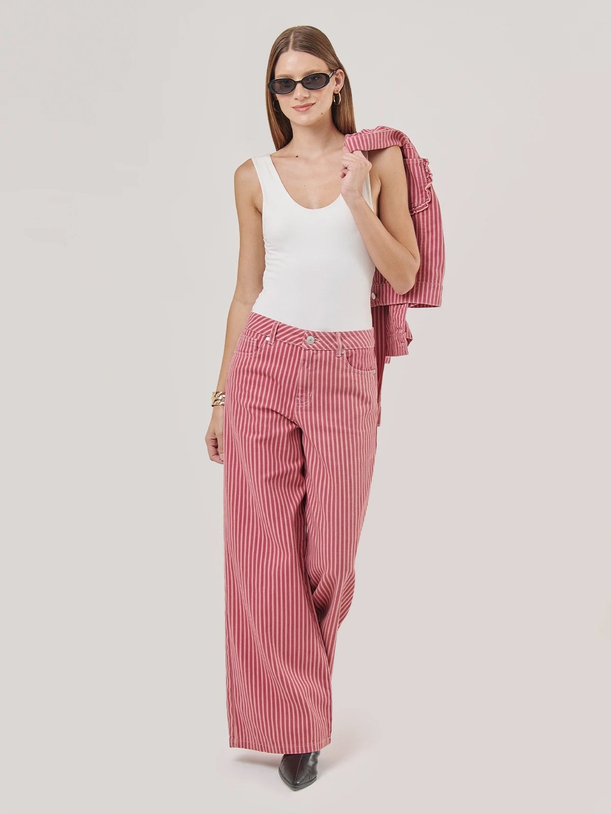 JEANS ALGODÓN WIDE LEG MUJER MARQUIS - 1