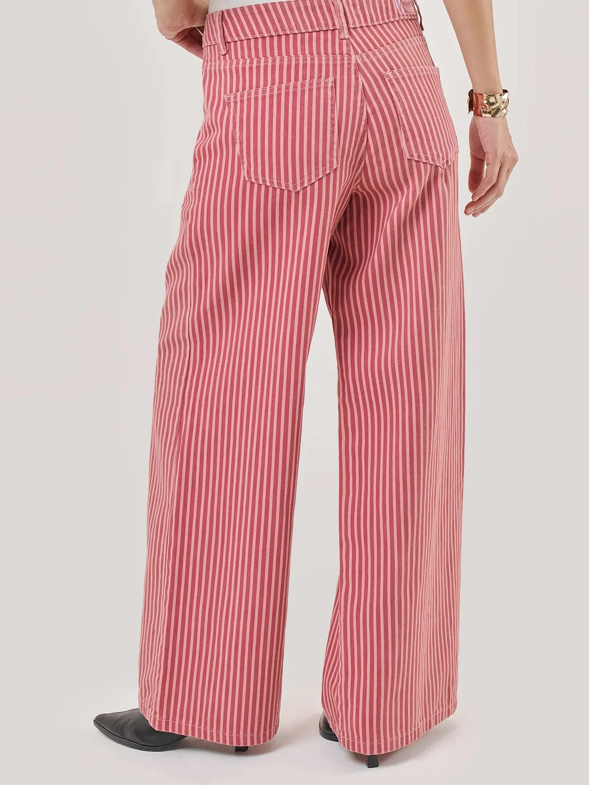 JEANS ALGODÓN WIDE LEG MUJER MARQUIS - 4