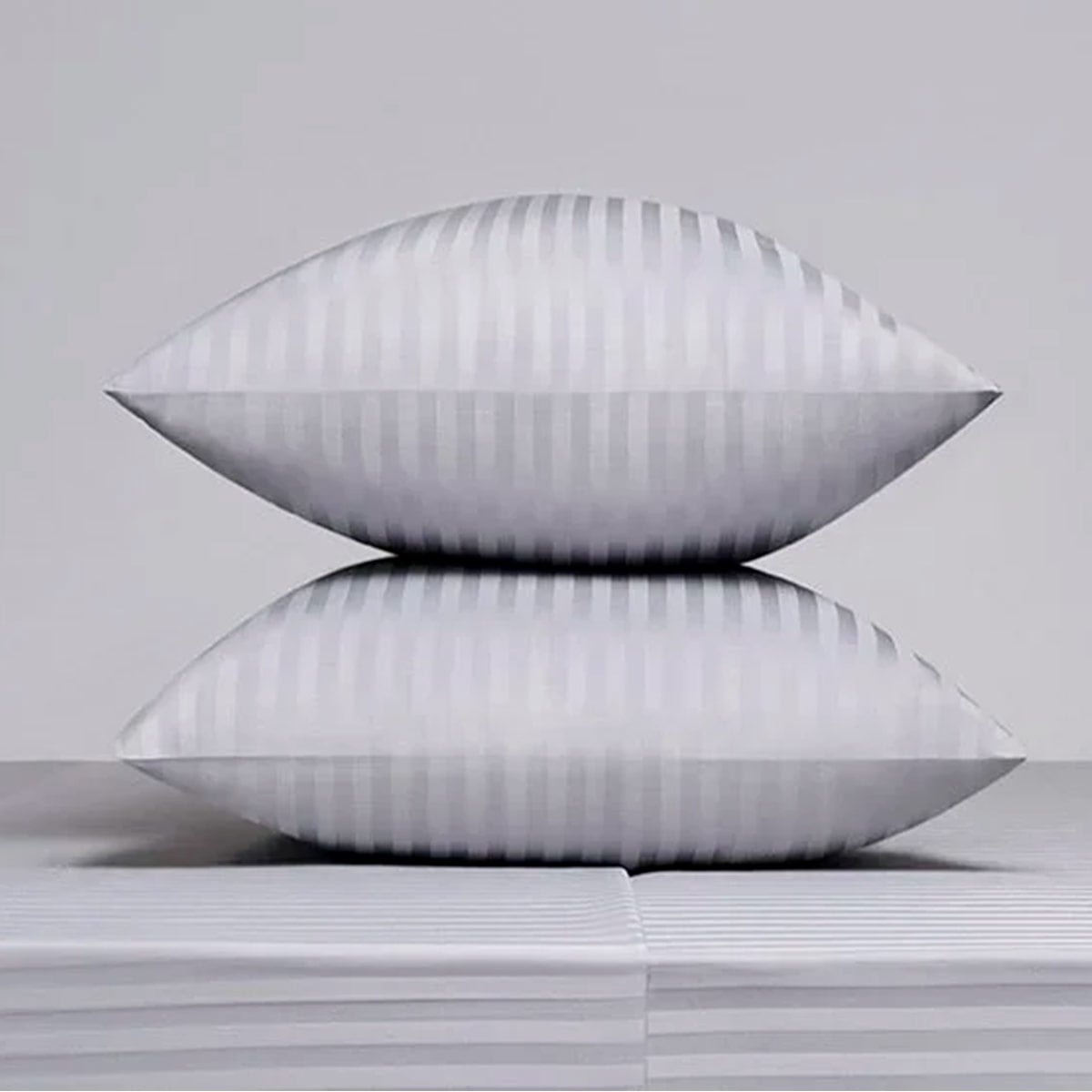 SET DE SÁBANAS RIPLEY HOME STRIPES 300 HILOS QUEEN GRIS - 1