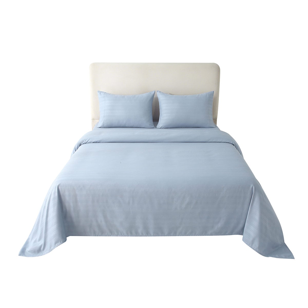 SET DE SÁBANAS RIPLEY HOME EMBOSSED QUEEN AZUL - 1