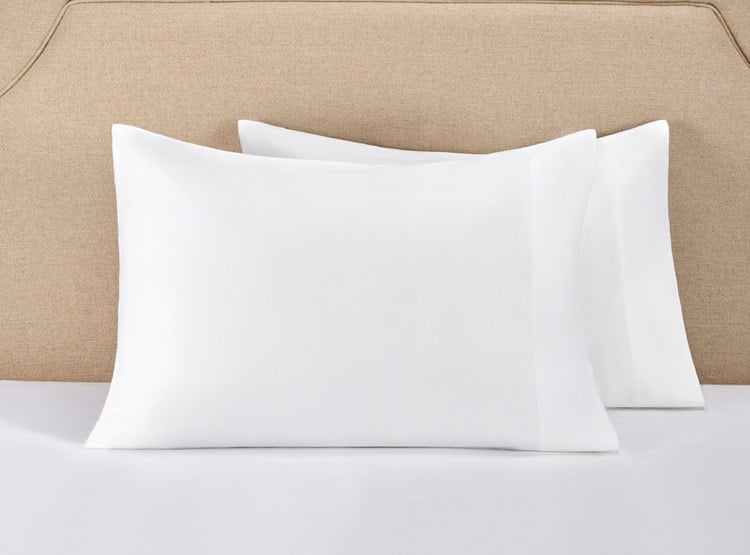 SET X2 FUNDAS DE ALMOHADA MAISON LINETT ALGODÓN 400 HILOS 50X70 CM BLANCO - 1
