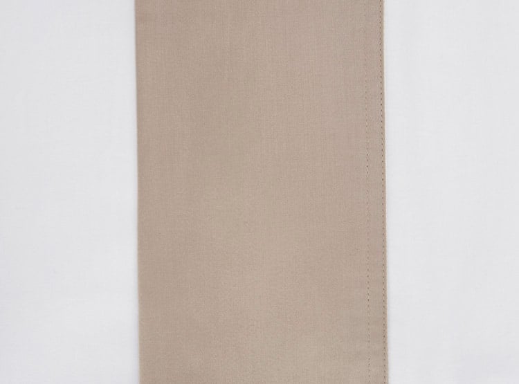SET DE SÁBANAS MAISON LINETT SATEN 400 HILOS 2 PLAZAS BLANCO/TAUPE - 2
