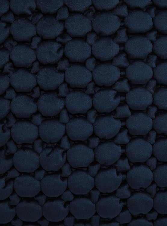 COJÍN RIPLEY HOME VELVET PANAL 45 X 45 CM AZUL MARINO NAVY - 2