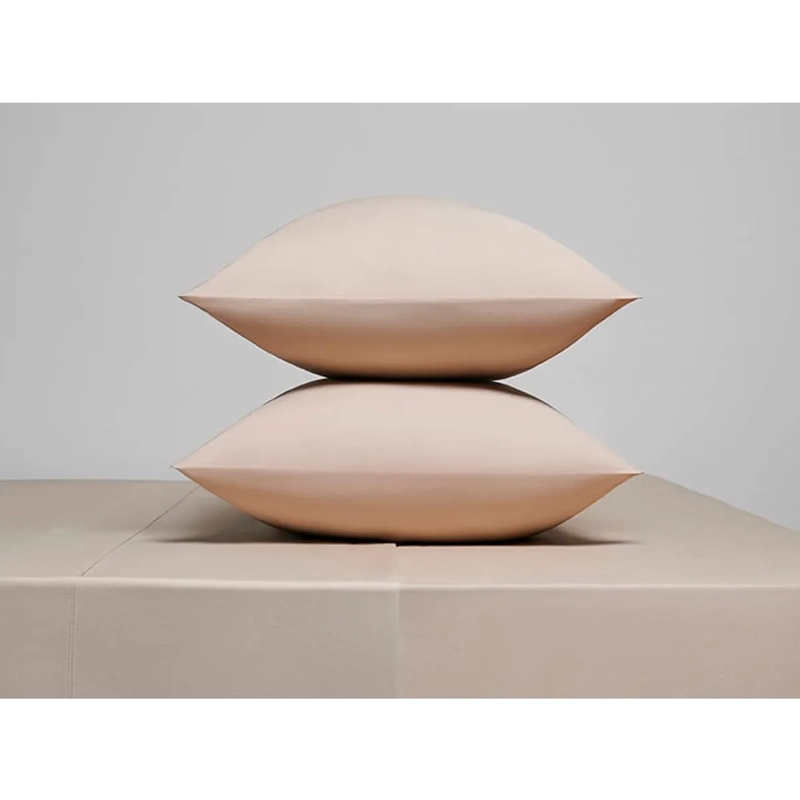 SET DE SÁBANAS MAISON LINETT PERCALE 400 HILOS 2 PLAZAS TAUPE - 1