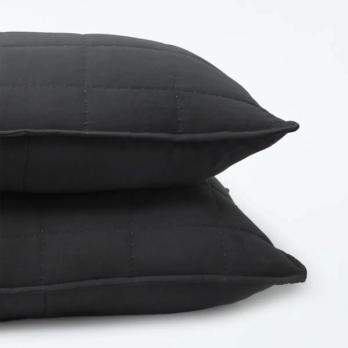 FUNDA DE ALMOHADA RIPLEY HOME LISO GRAFITO 50X70 CM - 2
