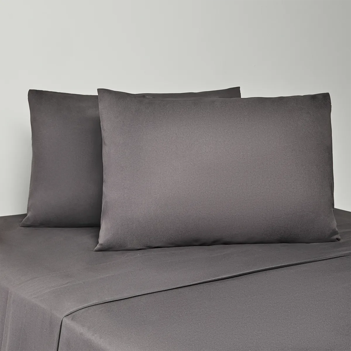 SET DE CAMA RIPLEY HOME MICROFIBRA QUEEN GRAFITO - 3