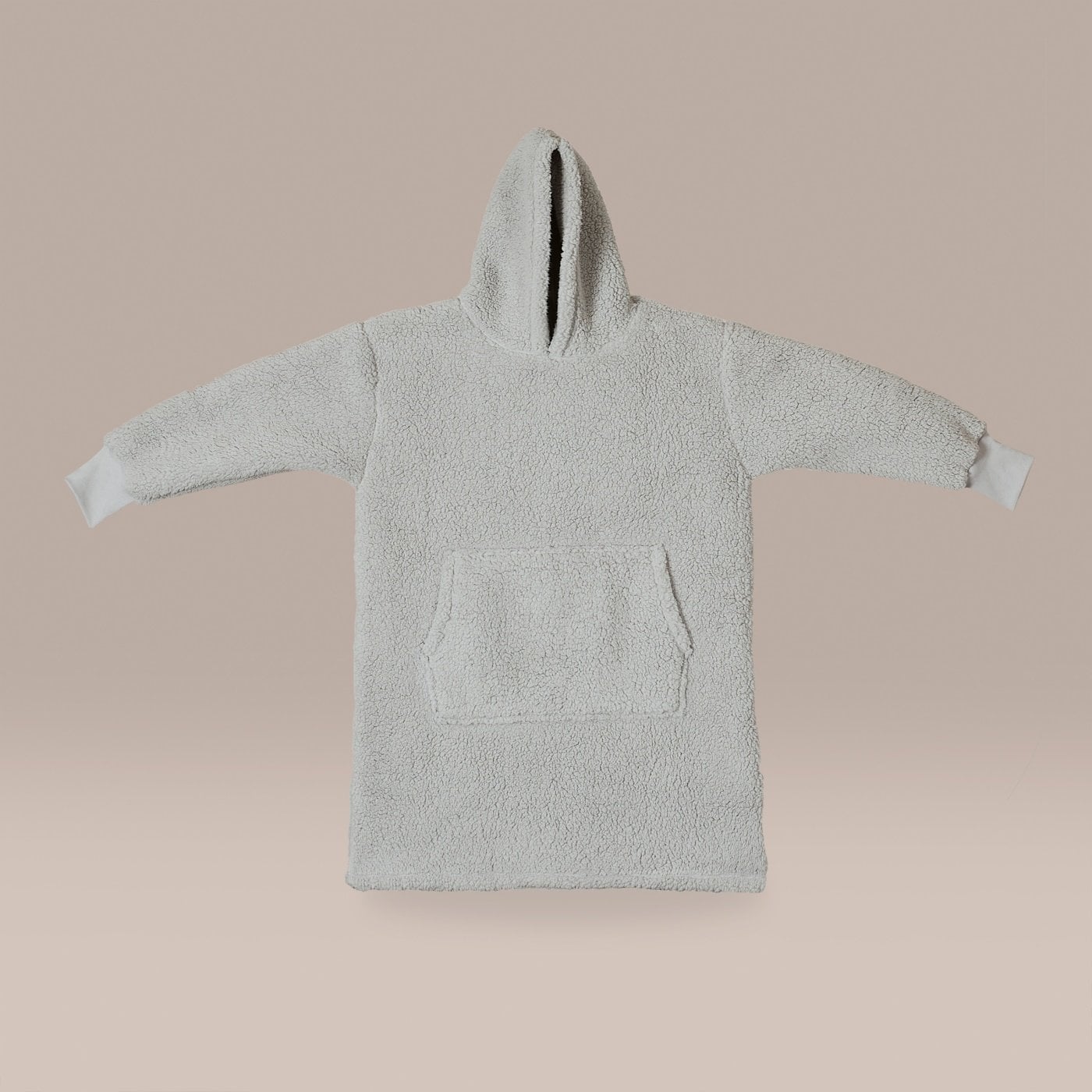 MANTA RIPLEY HOME PONCHO SHERPA ADULTO GRIS - 1
