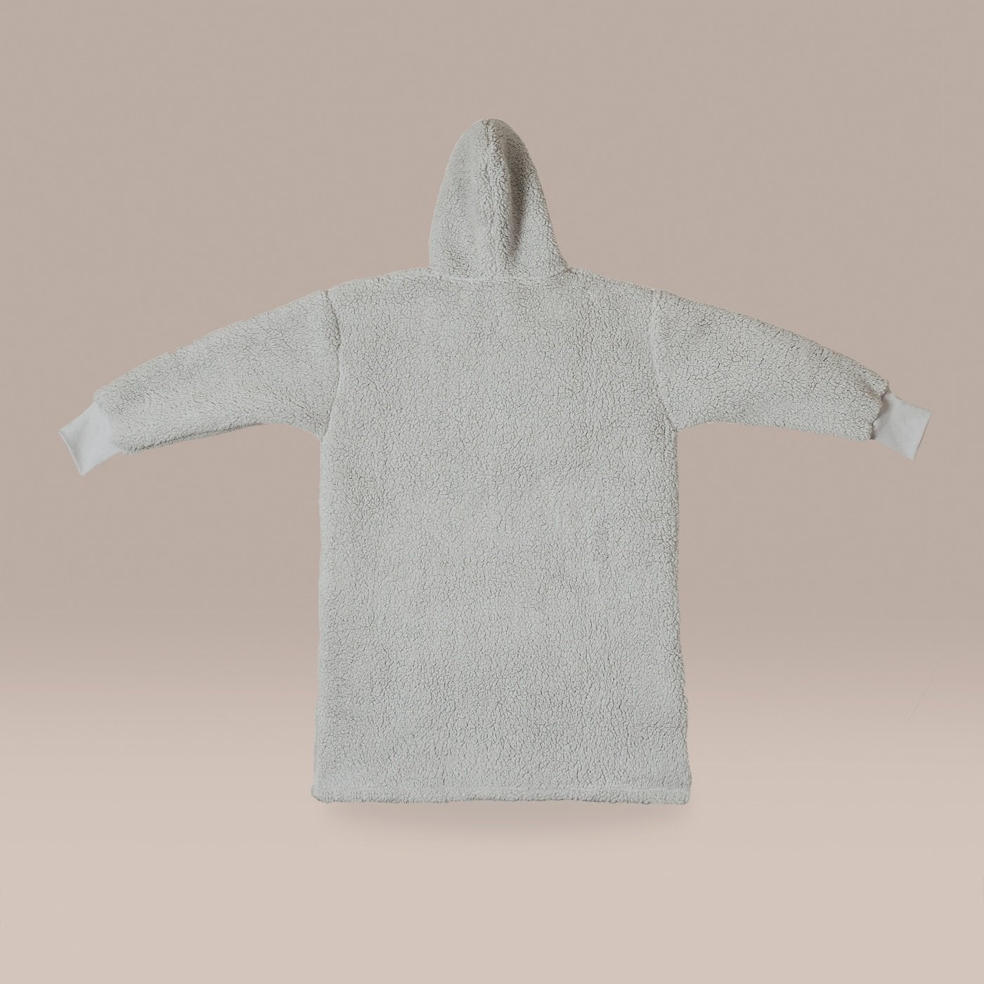 MANTA RIPLEY HOME PONCHO SHERPA ADULTO GRIS - 2