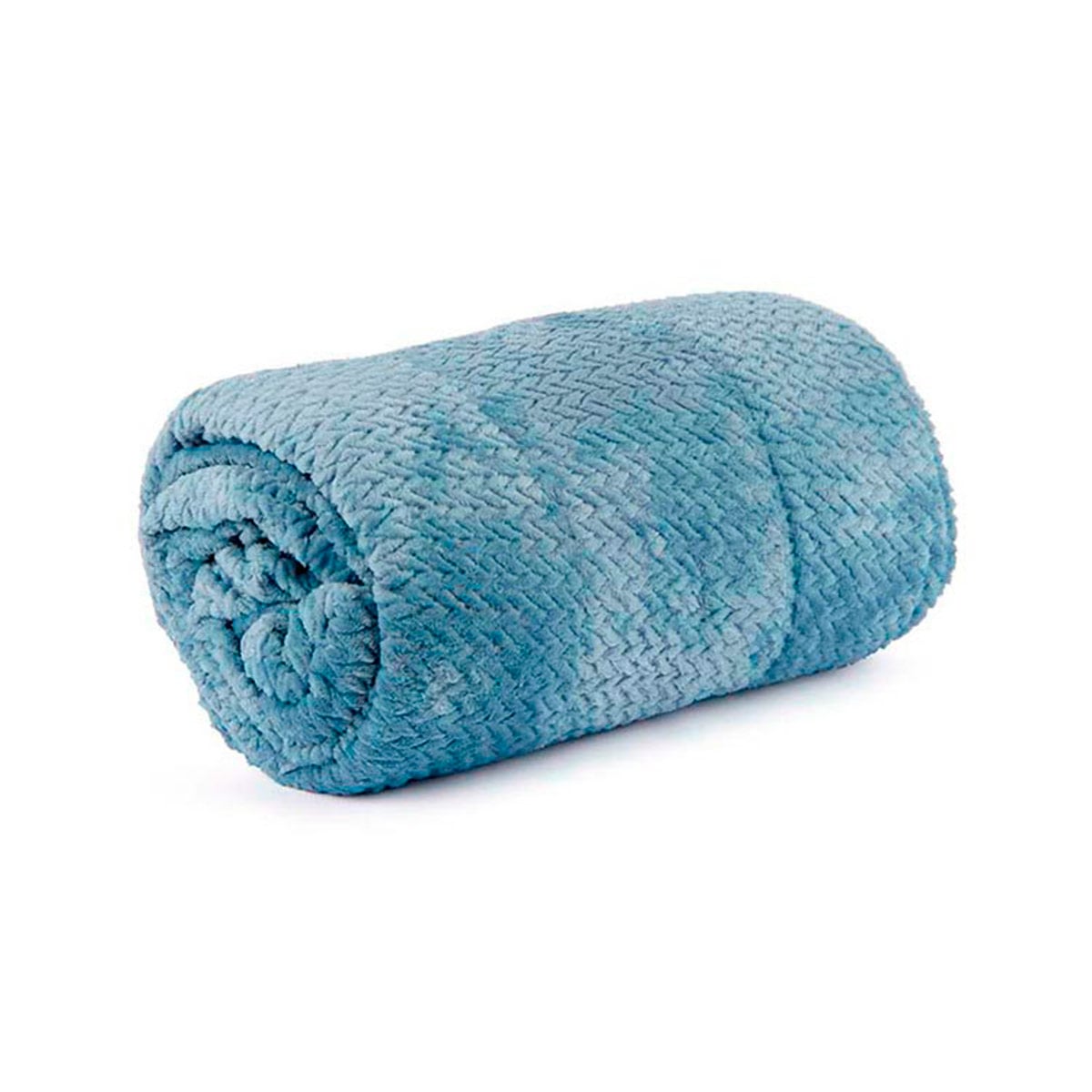 FRAZADA RIPLEY HOME NEW WAFFLE 1.5PL AZUL - 1