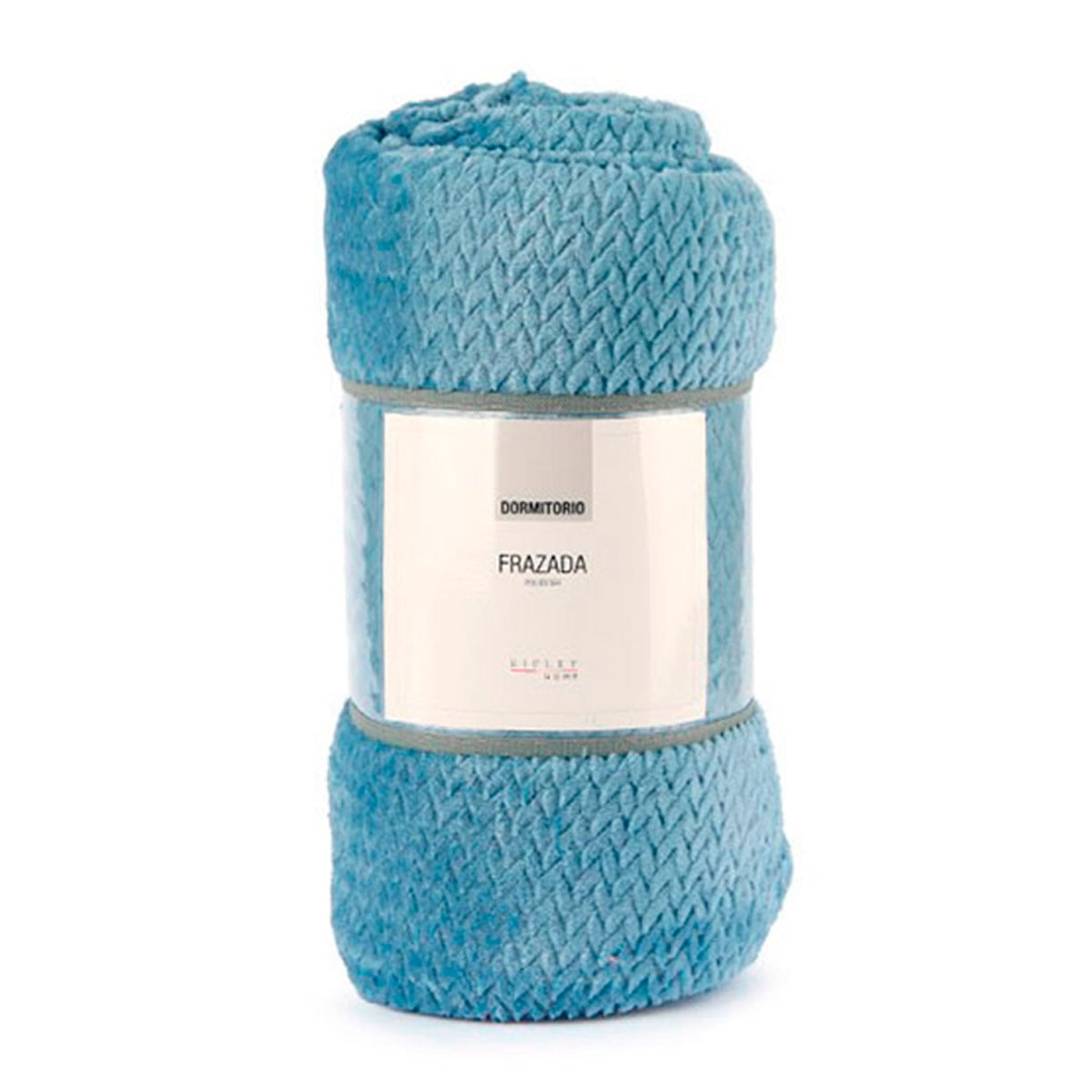 FRAZADA RIPLEY HOME NEW WAFFLE 1.5PL AZUL - 2