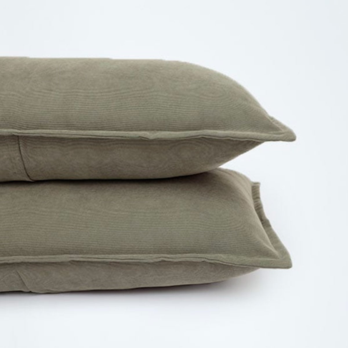 FUNDA DE ALMOHADA RIPLEY HOME EDREDÓN CORDUROY VERDE 50X70 - 2