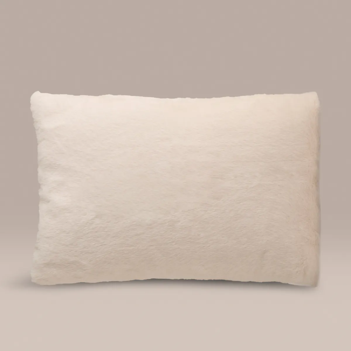 COJÍN RIPLEY HOME PELUDO 50X50 CM IVORY - 1