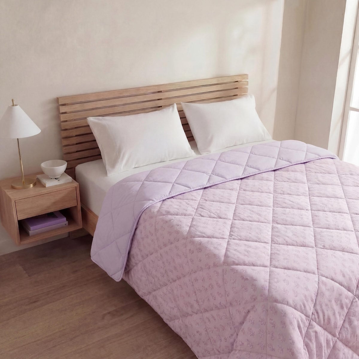 EDREDÓN RIPLEY HOME PROMO 2PL RAMO LILA - 1