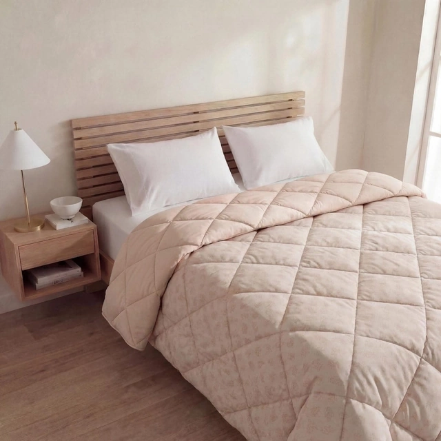 EDREDÓN RIPLEY HOME PROMO 1.5PL RAMO TAUPE - 1