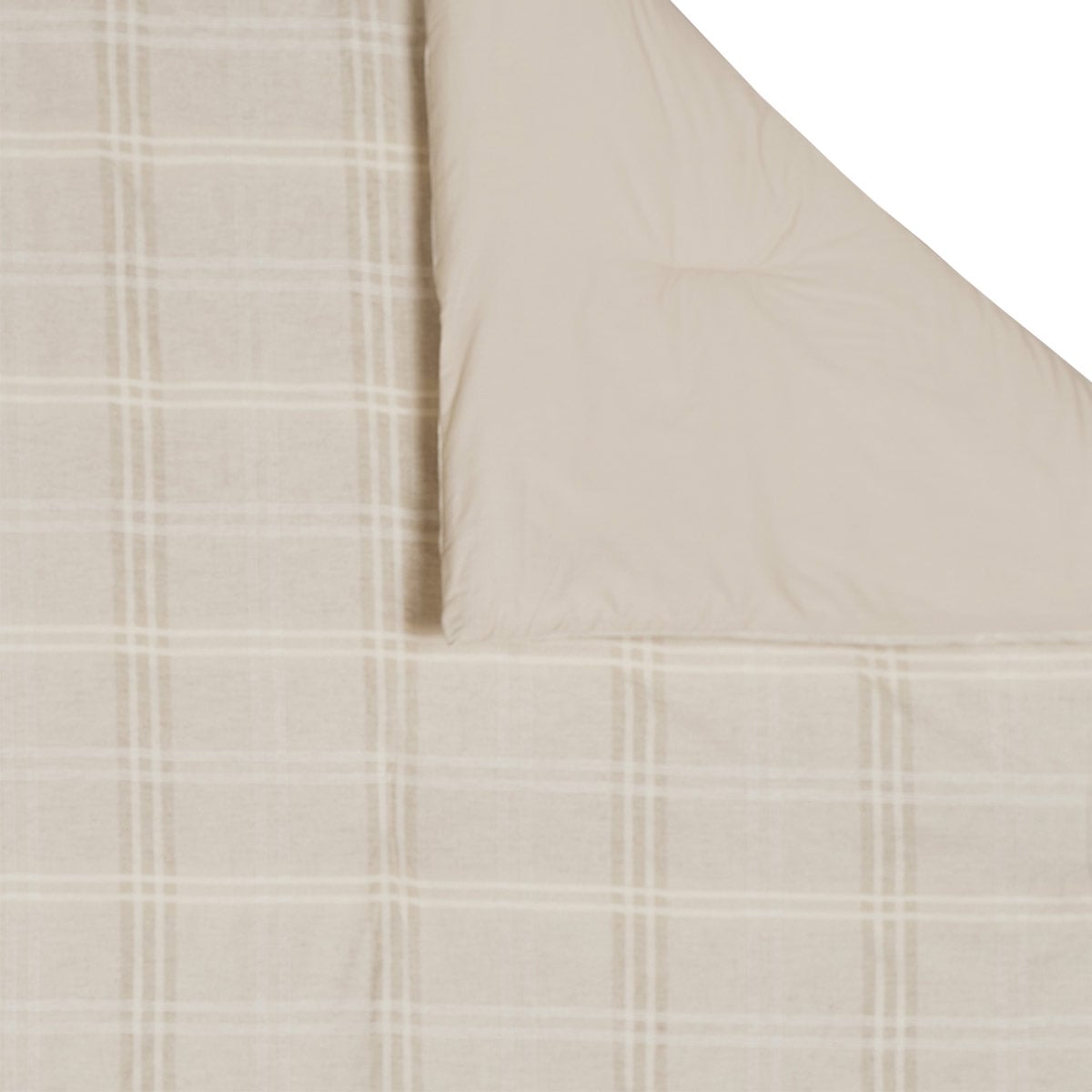 EDREDÓN MAISON LINETT QUEEN CUADROS BEIGE - 2