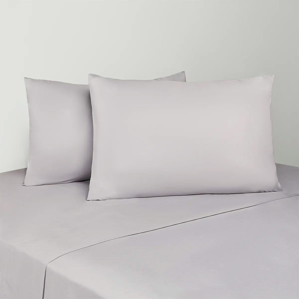 SET DE SÁBANAS + 2 FUNDAS ALMOHADAS + EDREDÓN 2 PLAZAS MICROFIBRA GRIS - 3