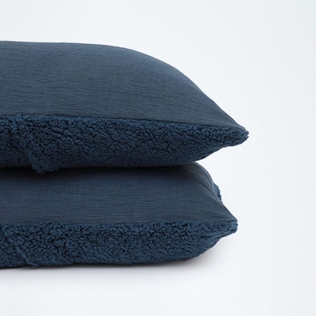 FUNDA DE ALMOHADA RIPLEY HOME EDREDÓN ARRUGAS AZUL 50X70 - 2
