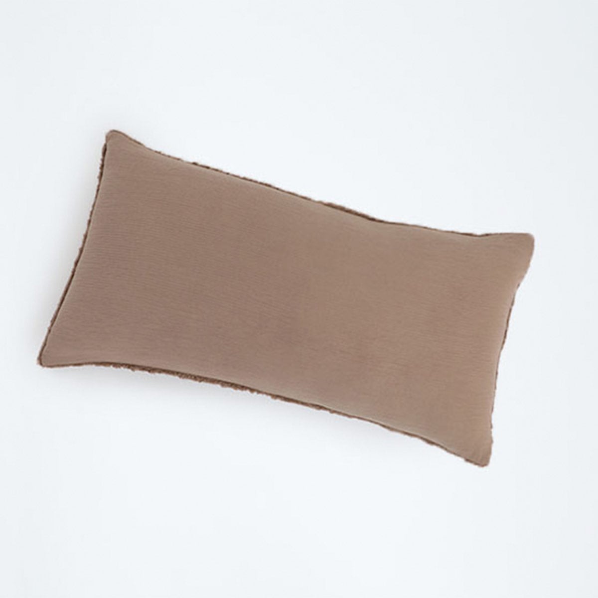 FUNDA DE ALMOHADA RIPLEY HOME EDREDÓN ARRUGAS CAFE 50X70 - 1
