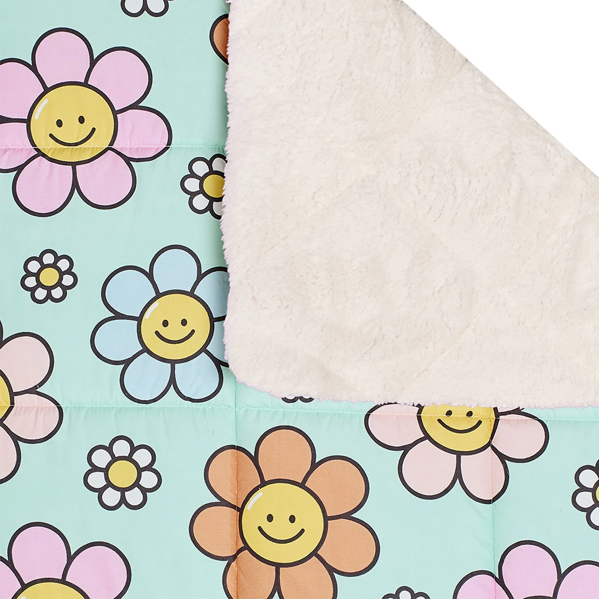 EDREDÓN RIPLEY HOME MICROFIBRA SHERPA 2PL FLOR - 2