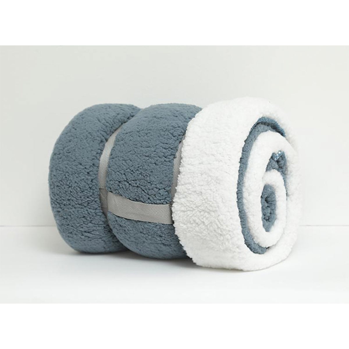MANTA RIPLEY HOME SHERPA COLORES AZUL 125X150 - 1