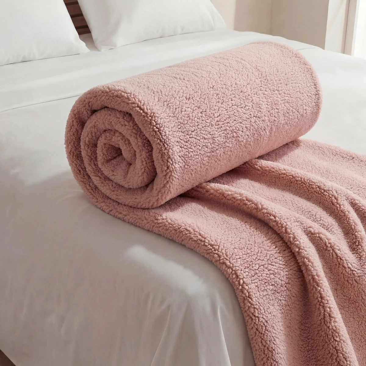 MANTA RIPLEY HOME SHERPA COLORES ROSA 125X150 - 2