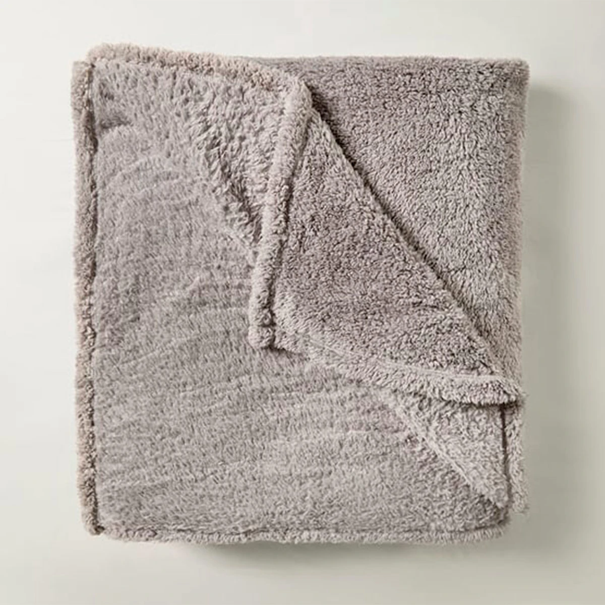 FRAZADA RIPLEY HOME SHERPA PELUDA KING GRIS - 2