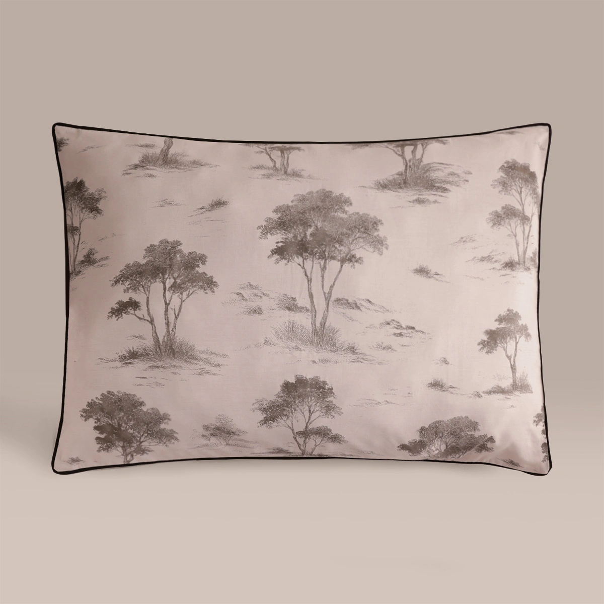 FUNDA DE ALMOHADA MAISON LINETT EDREDÓN 50X90 GRAY TREES - 1