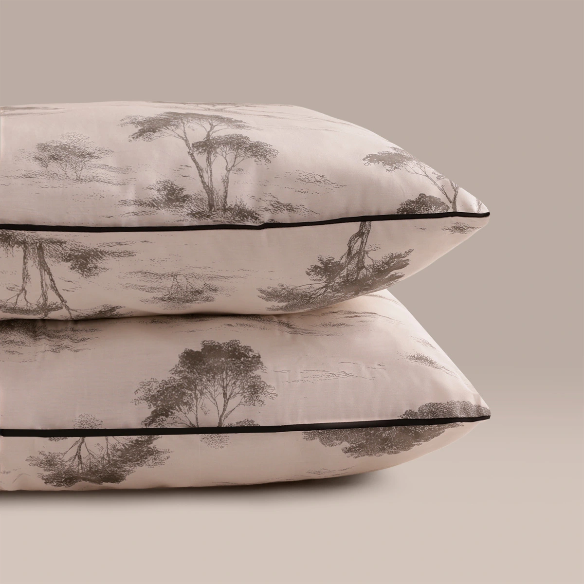 FUNDA DE ALMOHADA MAISON LINETT EDREDÓN 50X90 GRAY TREES - 2