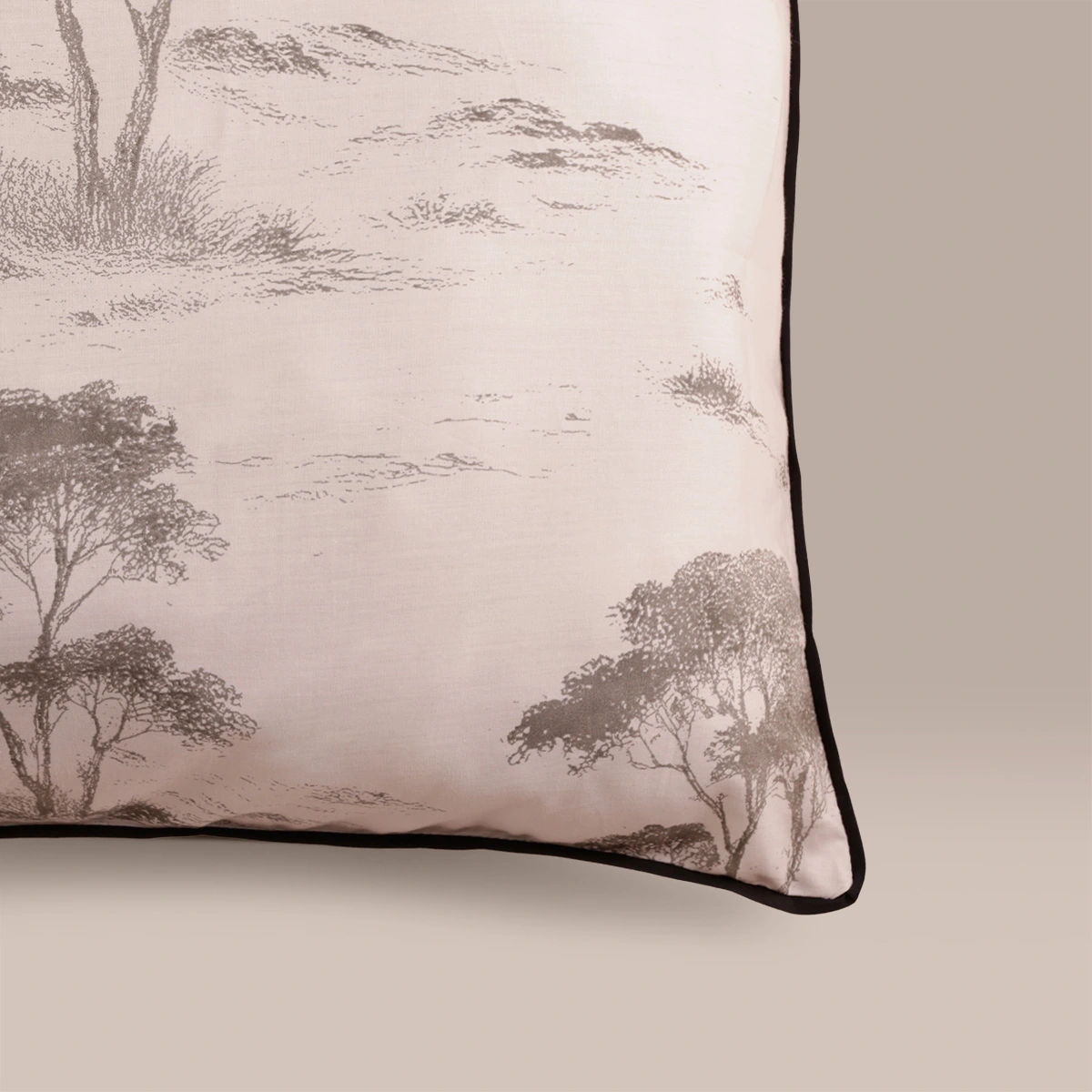 FUNDA DE ALMOHADA MAISON LINETT EDREDÓN 50X90 GRAY TREES - 3