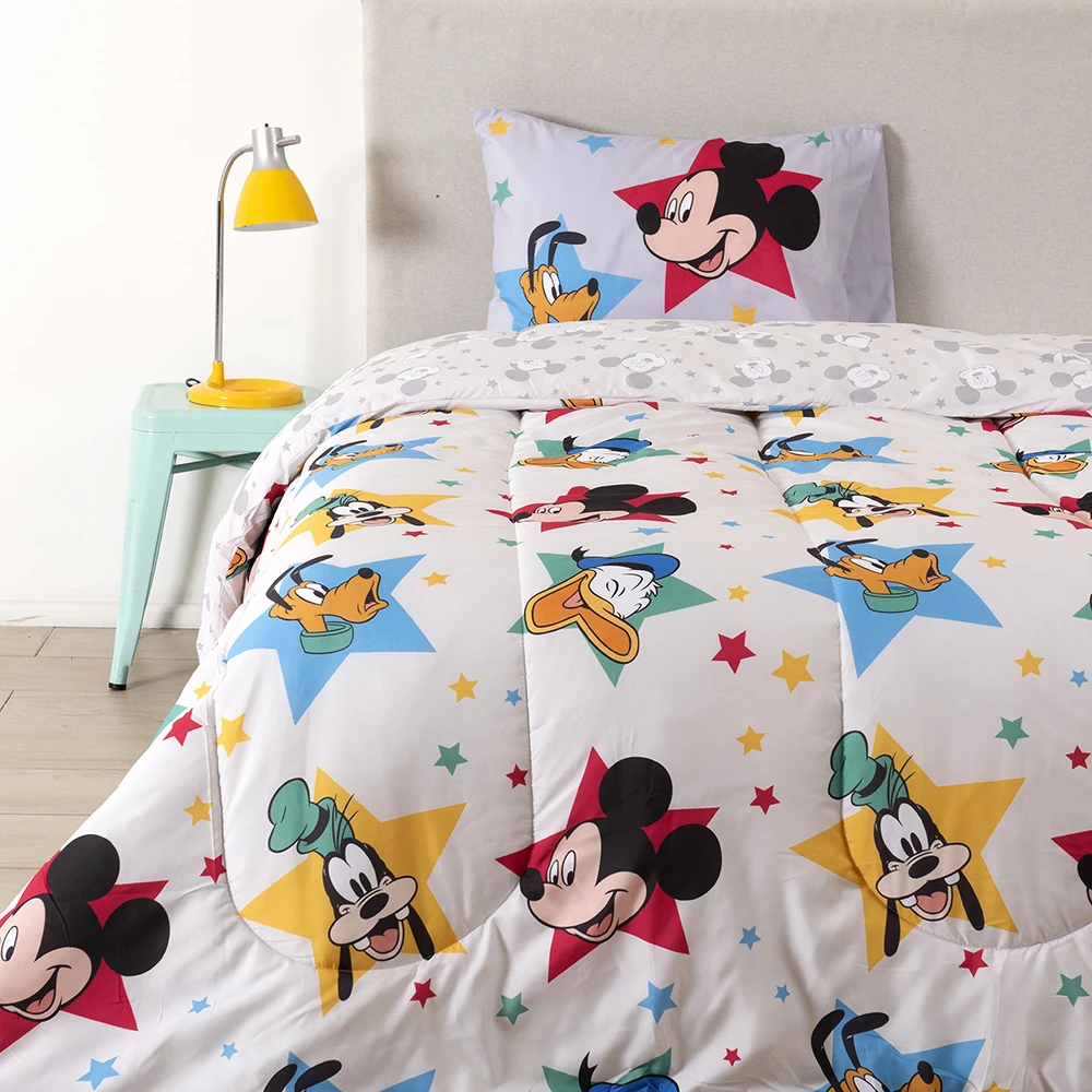 EDREDÓN DISNEY 1.5 PLAZAS MICROFIBRA MICKEY AMIGOS - 1