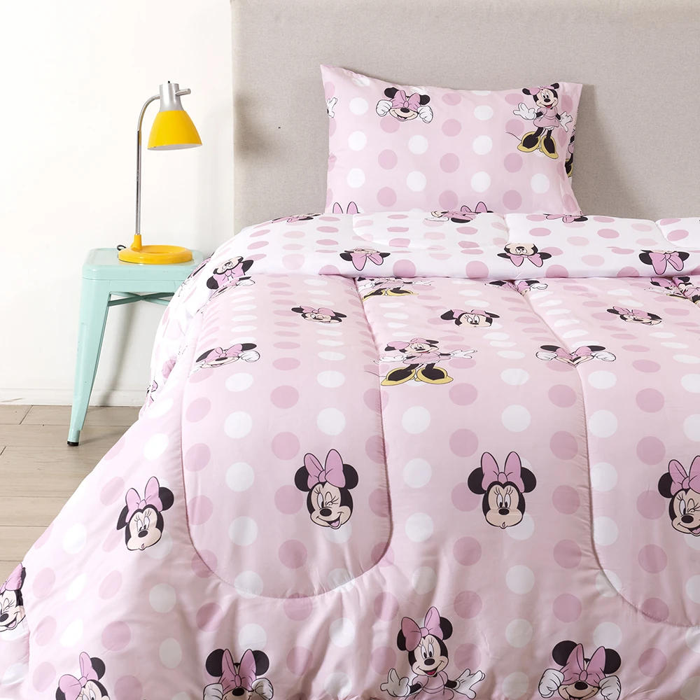 EDREDÓN DISNEY 1.5 PLAZAS MICROFIBRA MINNIE ROSA - 1
