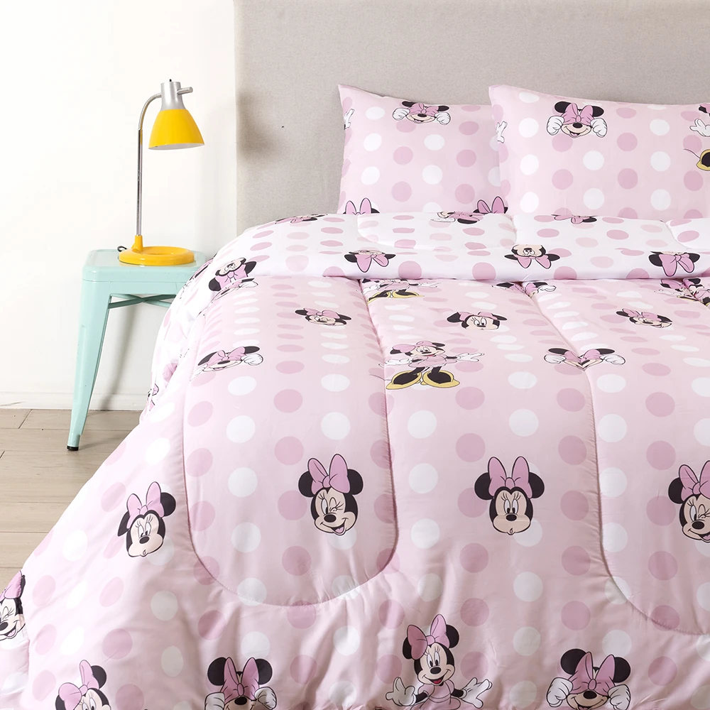EDREDÓN DISNEY 2 PLAZAS MICROFIBRA MINNIE ROSA - 1