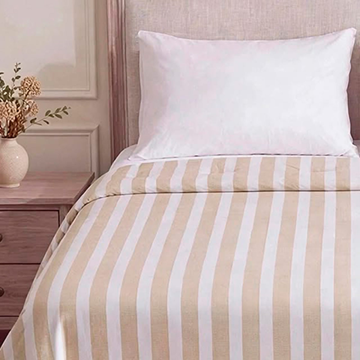 EDREDÓN RIPLEY HOME STRIPES QUEEN TAUPE - 3